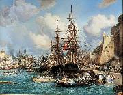 Jules Joseph Lefebvre Port de Brest painting